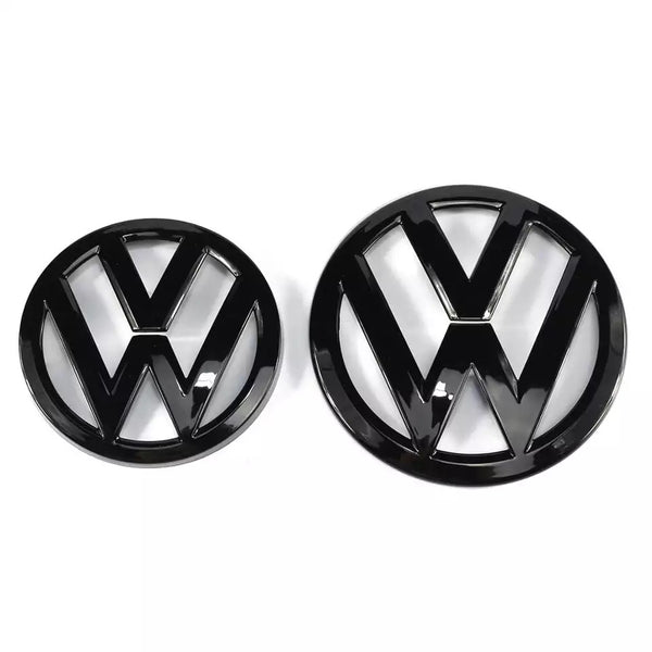 VW Volkswagen Golf MK7 Gloss Black Front and Rear Badges