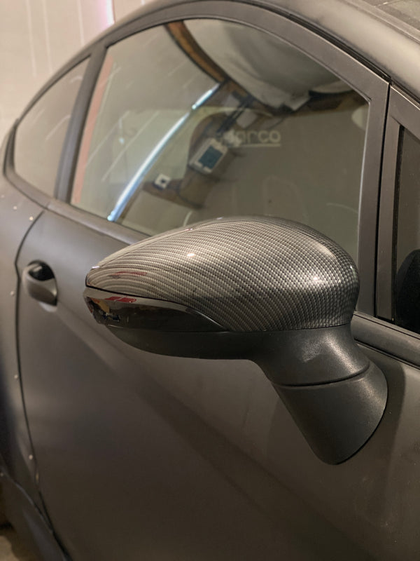 Fiesta mk7 Carbon Fibre Painted Mirror Caps